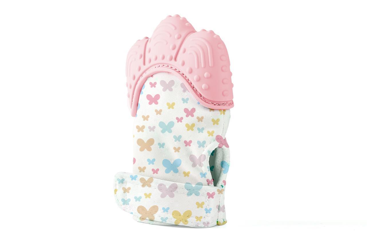 Babyjem Diş Kaşıyıcı Eldiven Pembe 526