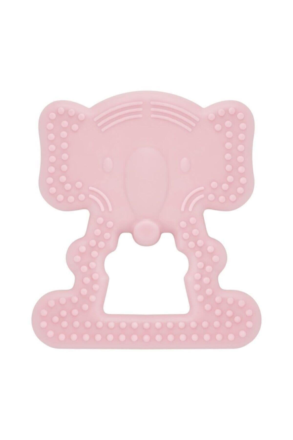 Babyjem Diş Kaşıyıcı Fil Pembe 628