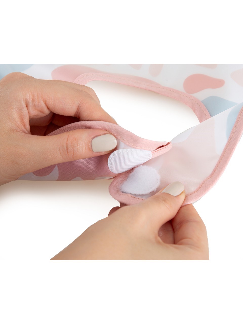 Babyjem Leke Tutmaz Önlük Pembe Puzzle  840