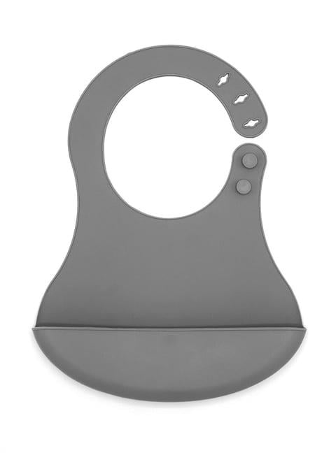 Babyjem Silikon Önlük Gri