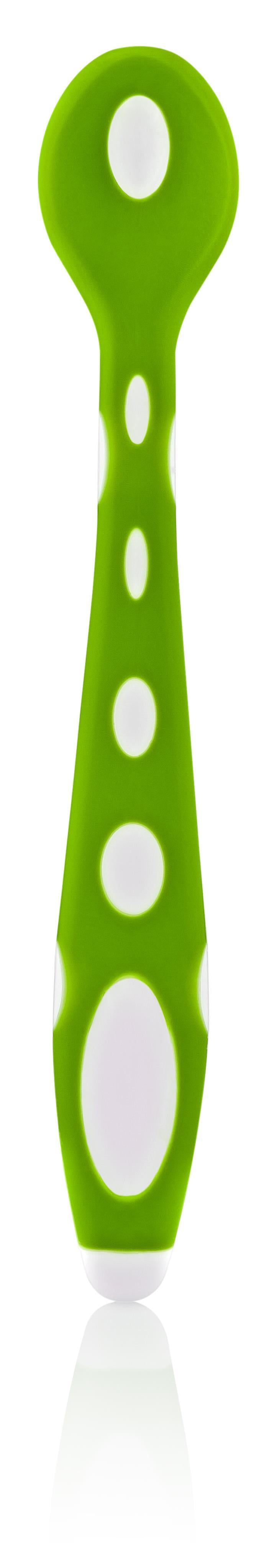 Babyjem Yumuşak Uçlu  Mama Kaşığı Yeşil/Mavi 563