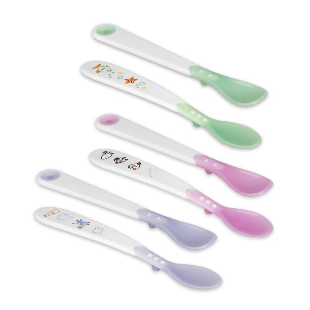 Bebedor Isıya Duyarlı Kaşık 2 Li 4 Ay Karma Renk