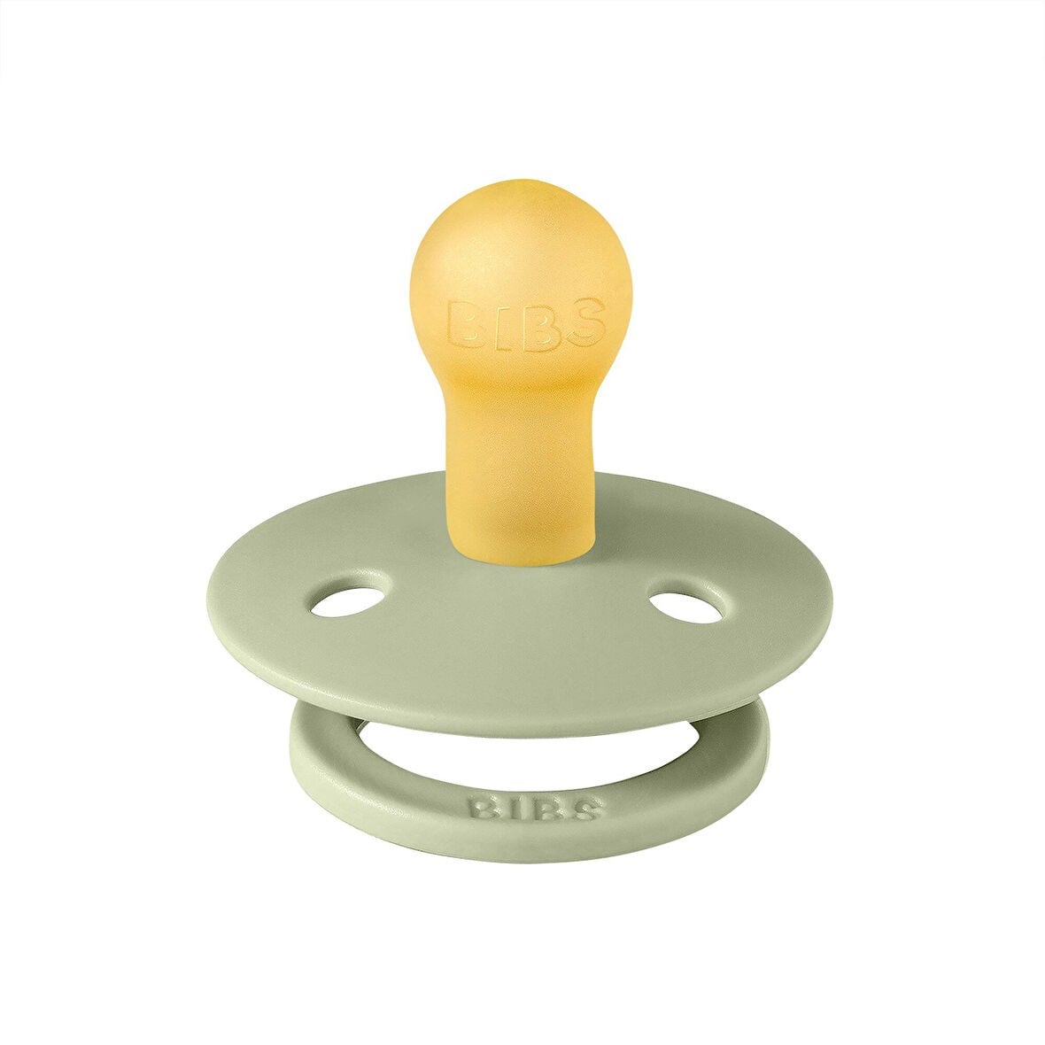 Bibs Studio Polka Small Emzik-Sage Iron 6+ay