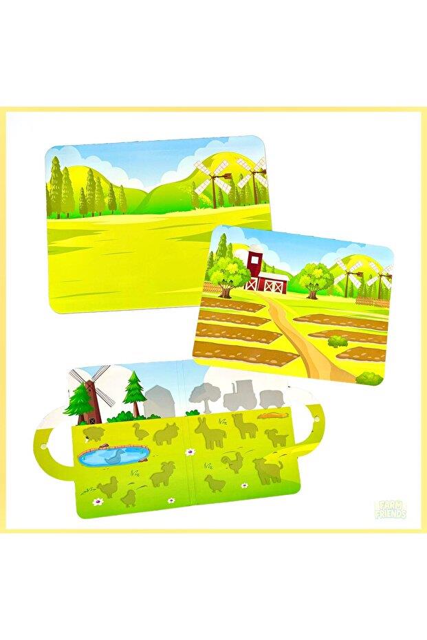 Cey&kay Manyetik Çiftlik Oyun Seti 87 parça