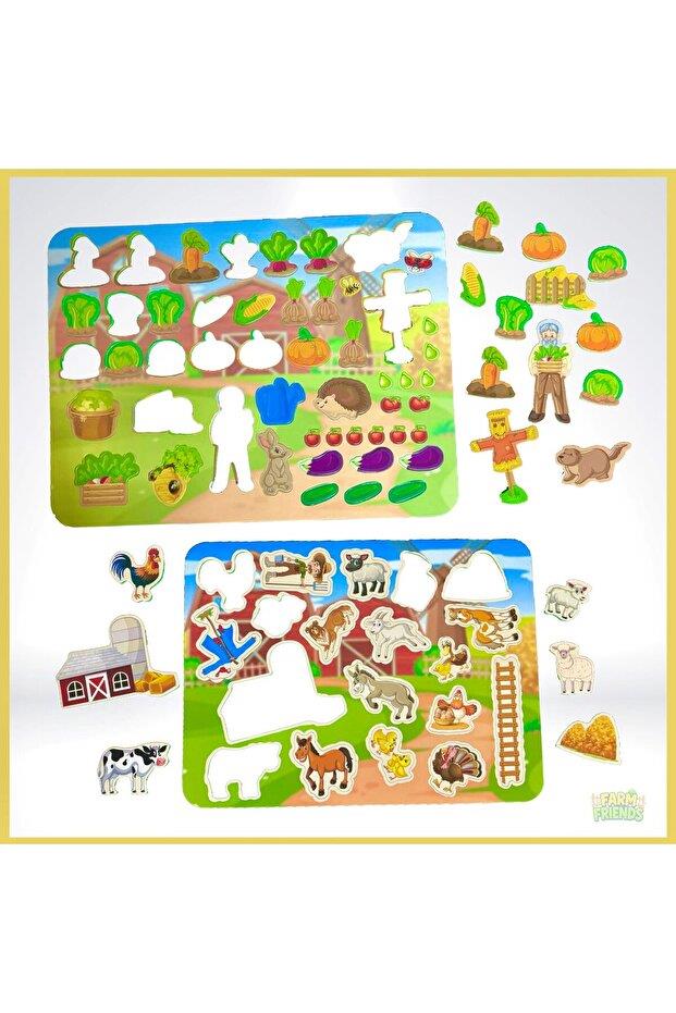 Cey&kay Manyetik Çiftlik Oyun Seti 87 parça
