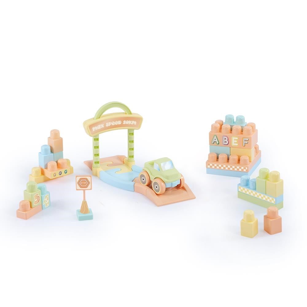 Dolu Oyuncak -Yol Ve Blok Set 30  Pcs  5218