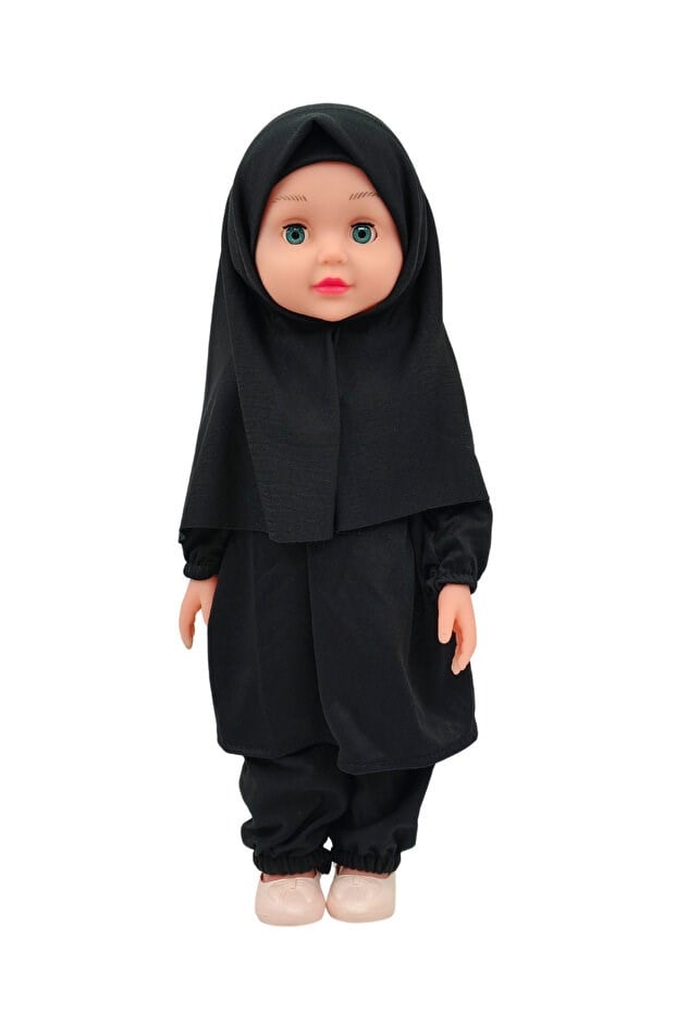 Global Toys Tesettürlü Meryem Bebek – 45 Cm  Yumuşak Kumaşlı Karma Renk