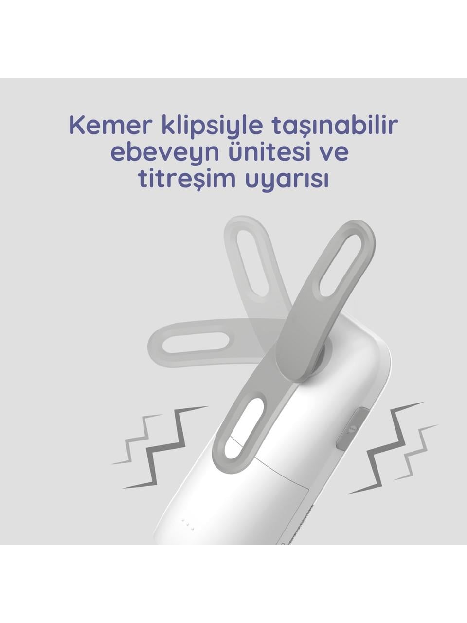 Hubble Sense Glow Pro Gece Işıklı ve Projektörlü Taşınabilir Bebek Telsiz