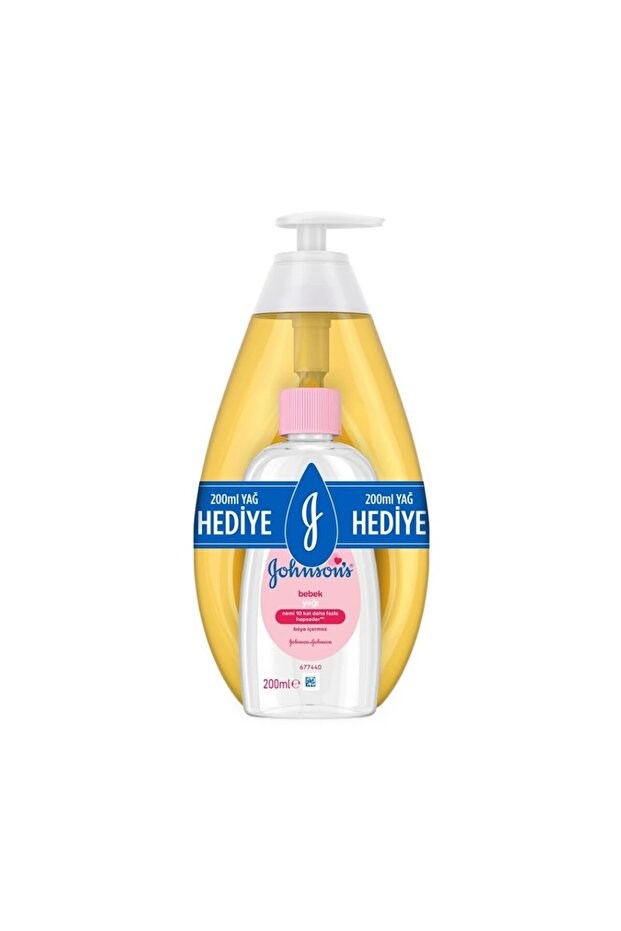 Johnsons Baby Gold Şampuan 750 ml + Bebek Yağı 200 ml
