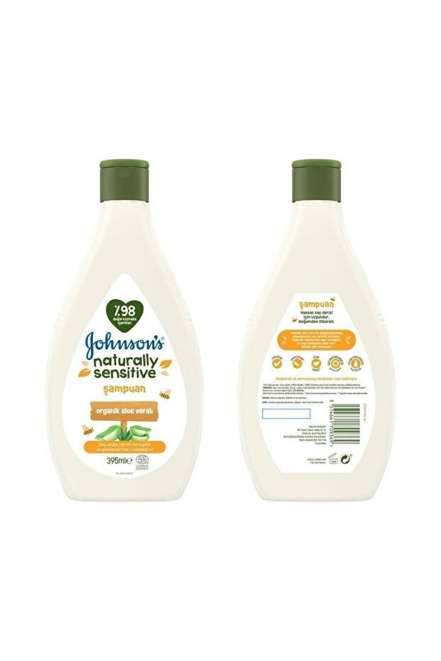 Johnsons Baby Natural Organik Şampuan 395ml