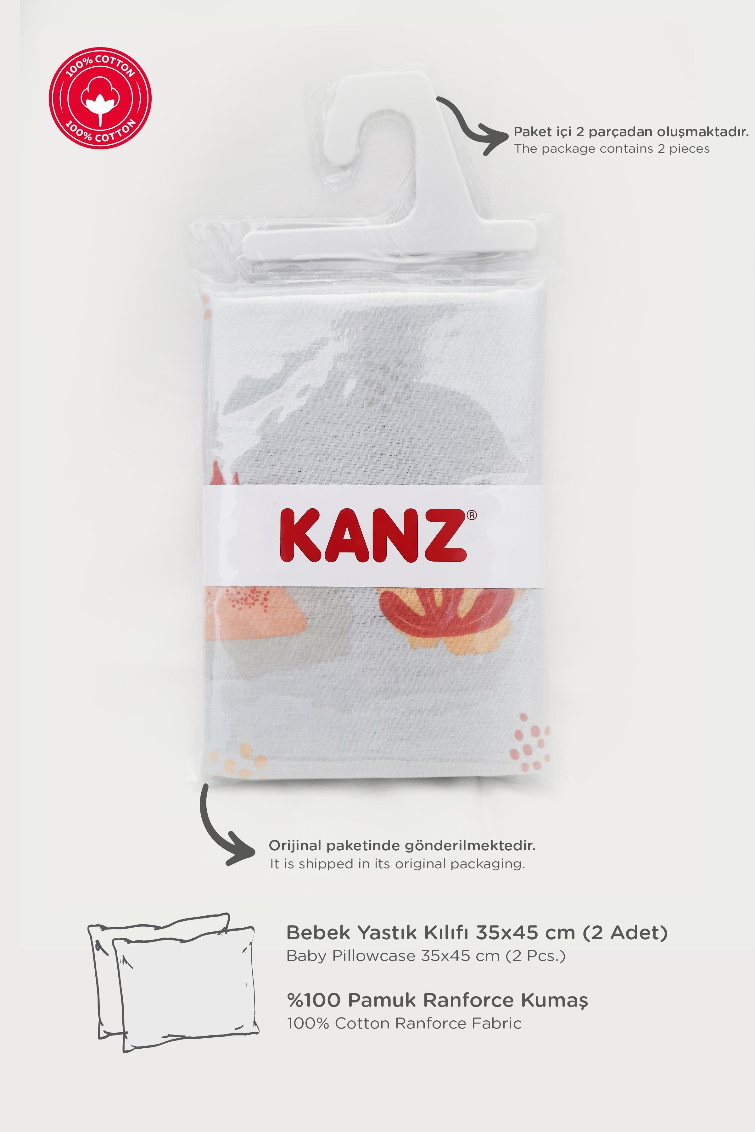 Kanz - Ranforce Yastık Kılıfı (2ad.)(knz-005) 152.01.0267.Bdıno-------