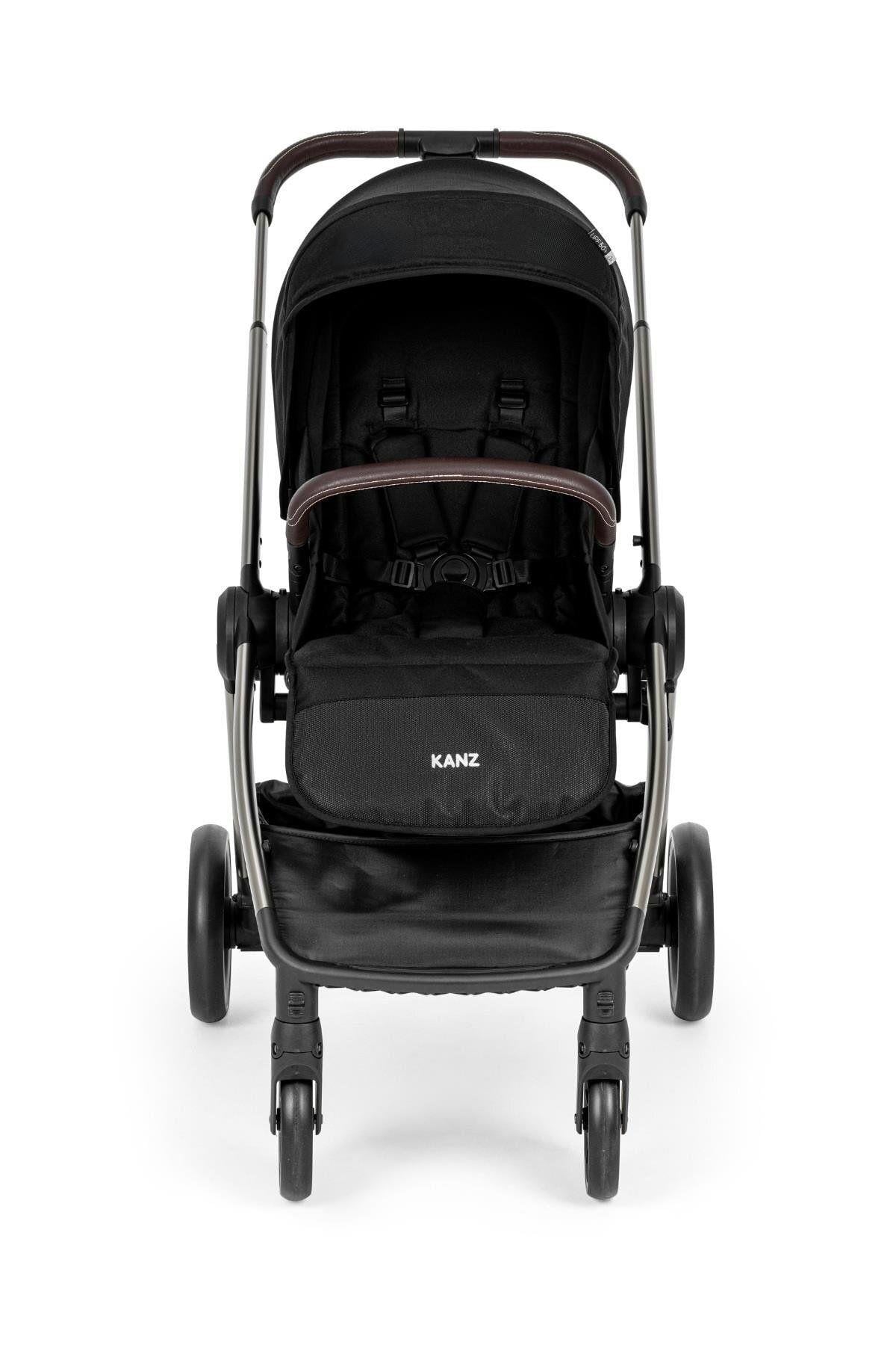 Kanz v-Go2 Ultimate Design Travel Sistem Bebek Arabası Siyah