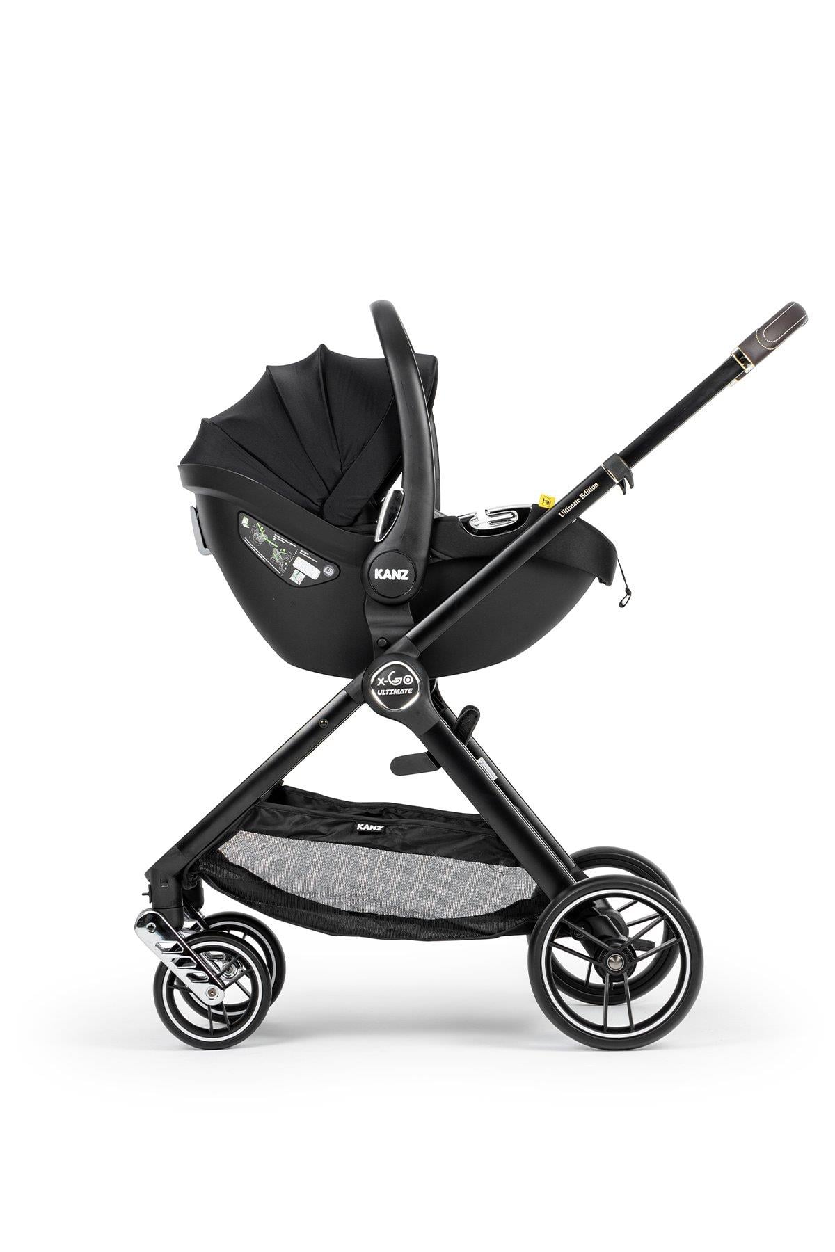 Kanz x-Go Ultimate Travel Sistem Bebek Arabası Silver Gri