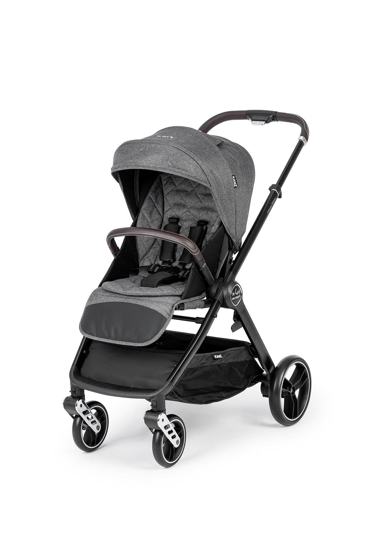 Kanz x-Go Ultimate Travel Sistem Bebek Arabası Silver Gri