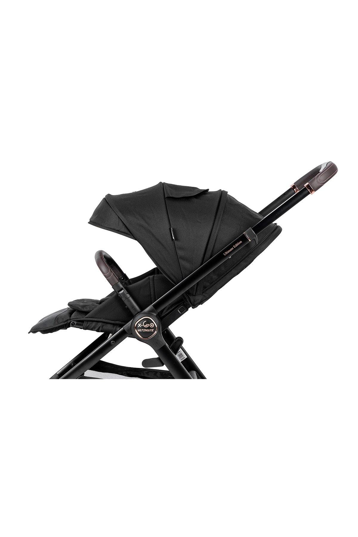 Kanz x-Go Ultimate Travel Sistem Bebek Arabası Rose Gold Siyah