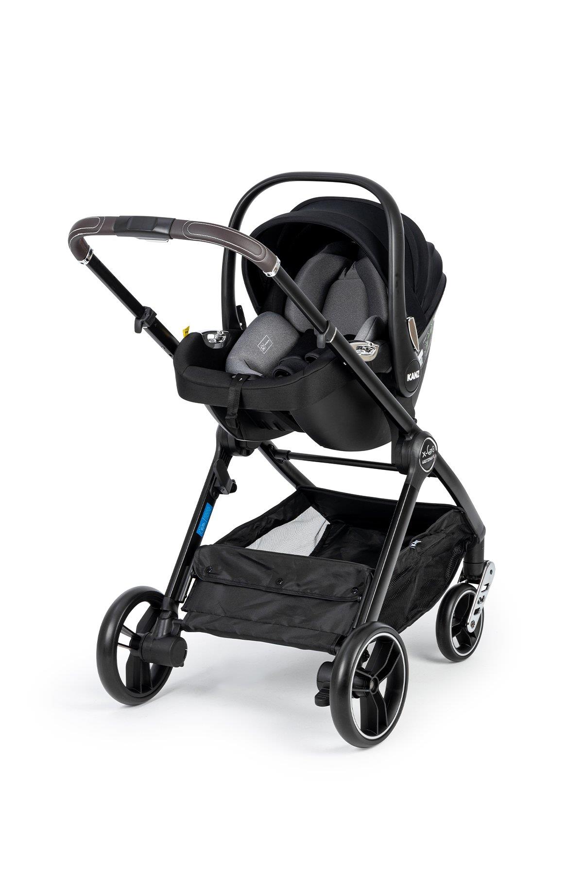 Kanz x-Go Ultimate Travel Sistem Bebek Arabası Silver Gri
