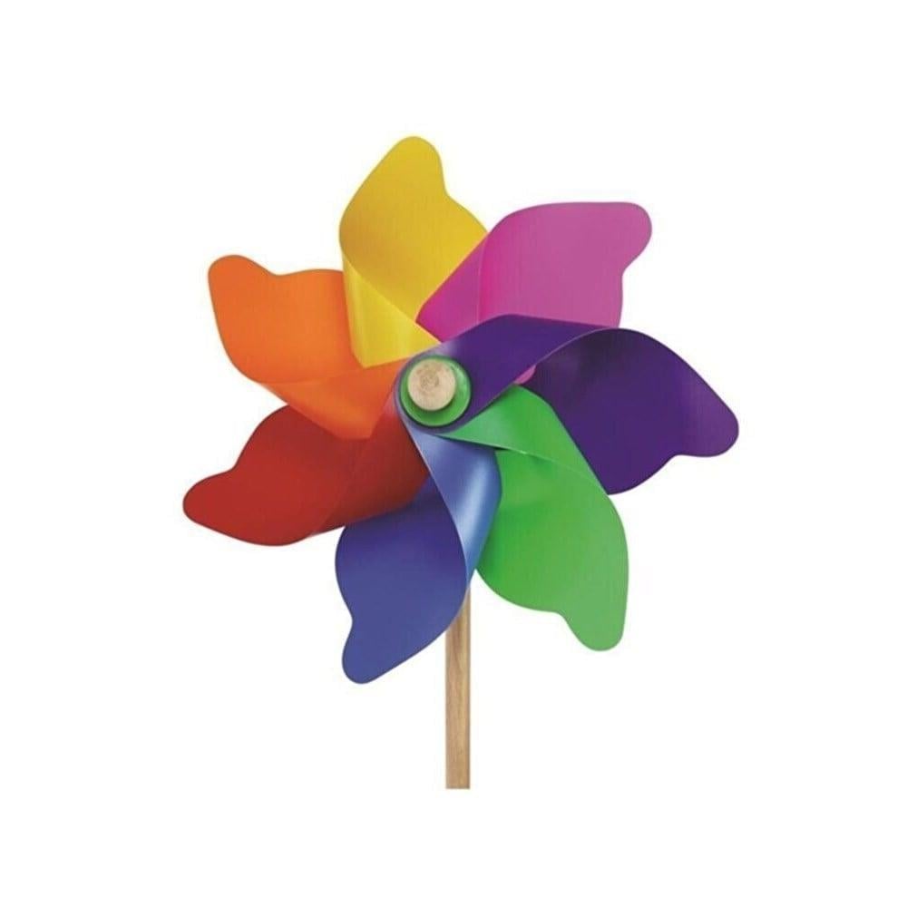 Kardeşler Oyuncak Gök Kuşağı Rüzgar Gülü 7 Kanat 25 Cm 87256