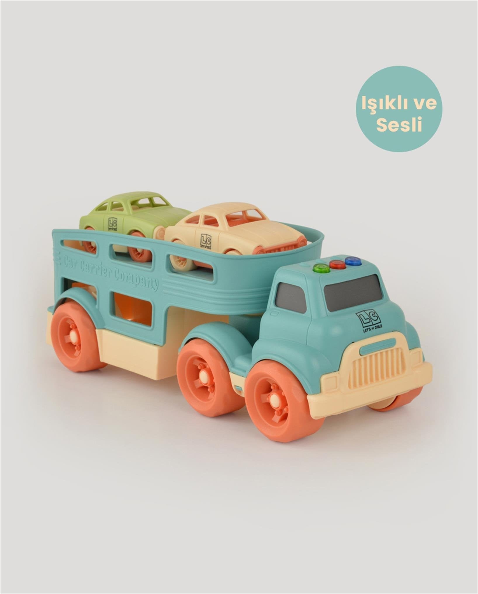 Lets Be Child LC Işıklı ve Sesli Taşıyıcı Tır 3 Parça 18 m+ LC-31022