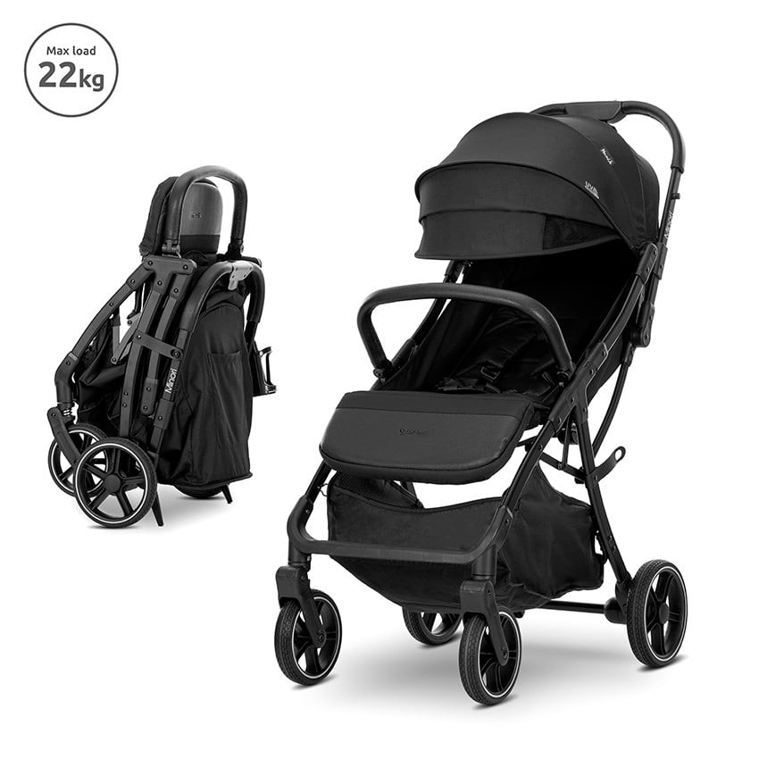 Lorelli Minori Plus Otomatik Katlanır Kabin Boy Bebek Arabası - Black