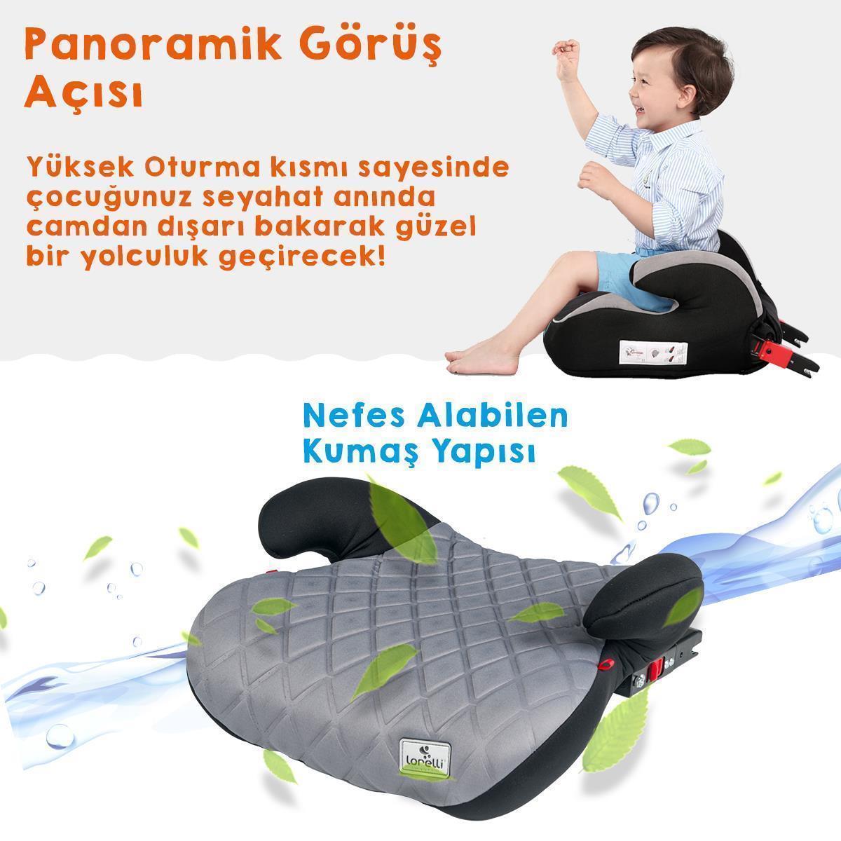 Lorelli Sirius New Isofix Oto Koltuğu Yükseltici - Yeşil