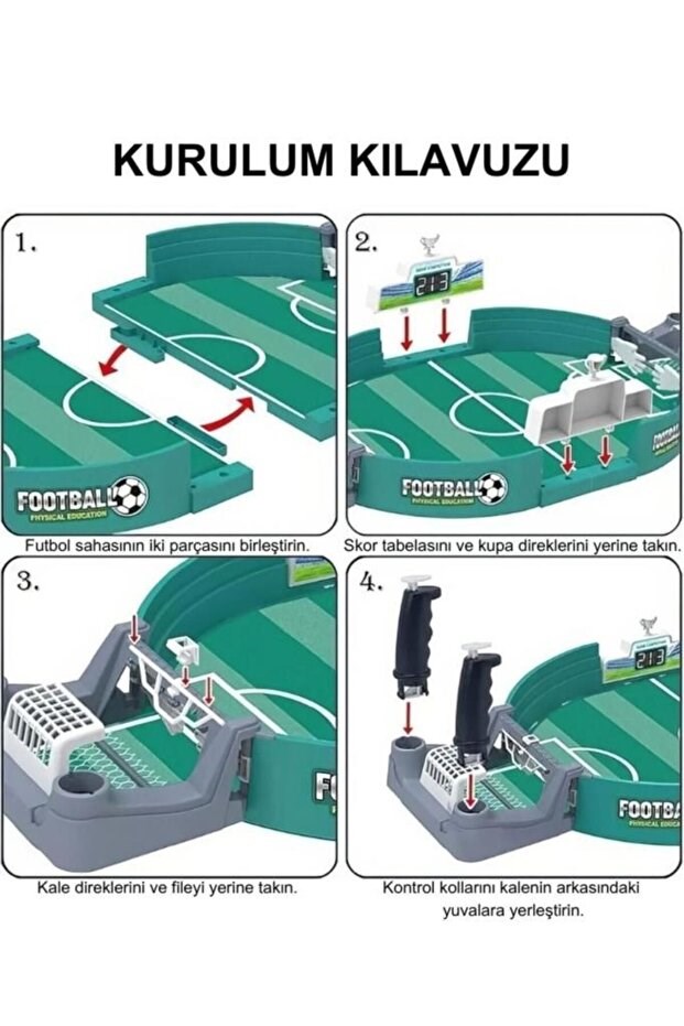 Matrax Oyuncak Masaüstü Tuşlu Langırt Futbol Oyunu