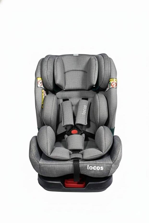Moje locos 360 Derece Dönebilen (0-36) kg İsofixli Çocuk Oto Koltuğu Gri