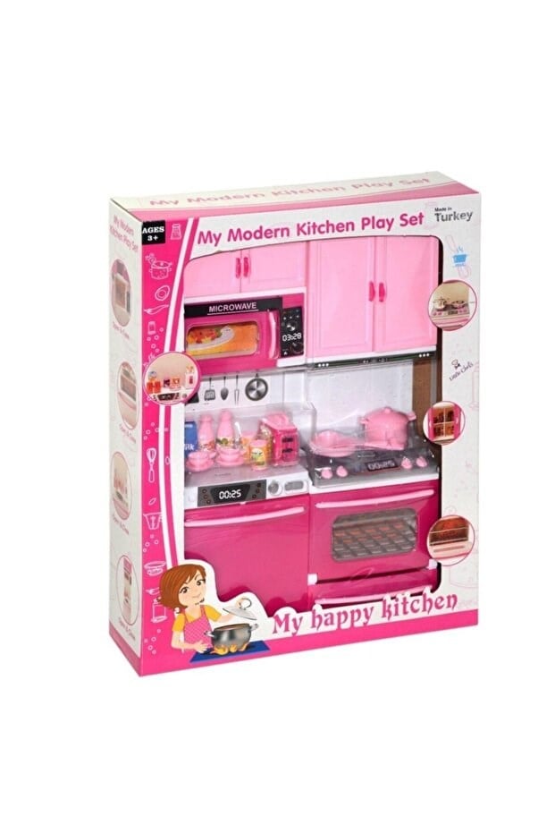 Oydaş Oyuncak  Ilk Mutfak Setim 2li Fırın Çamaşır Mak Bebek 02371