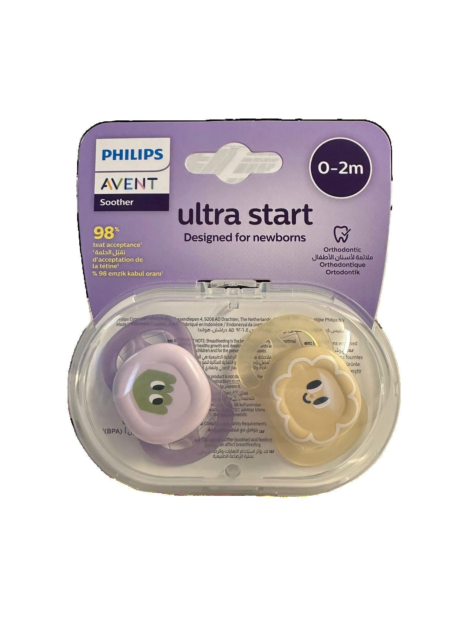 Philips Avent Ultra Start Emzik 0-2 Ay Şeffaf