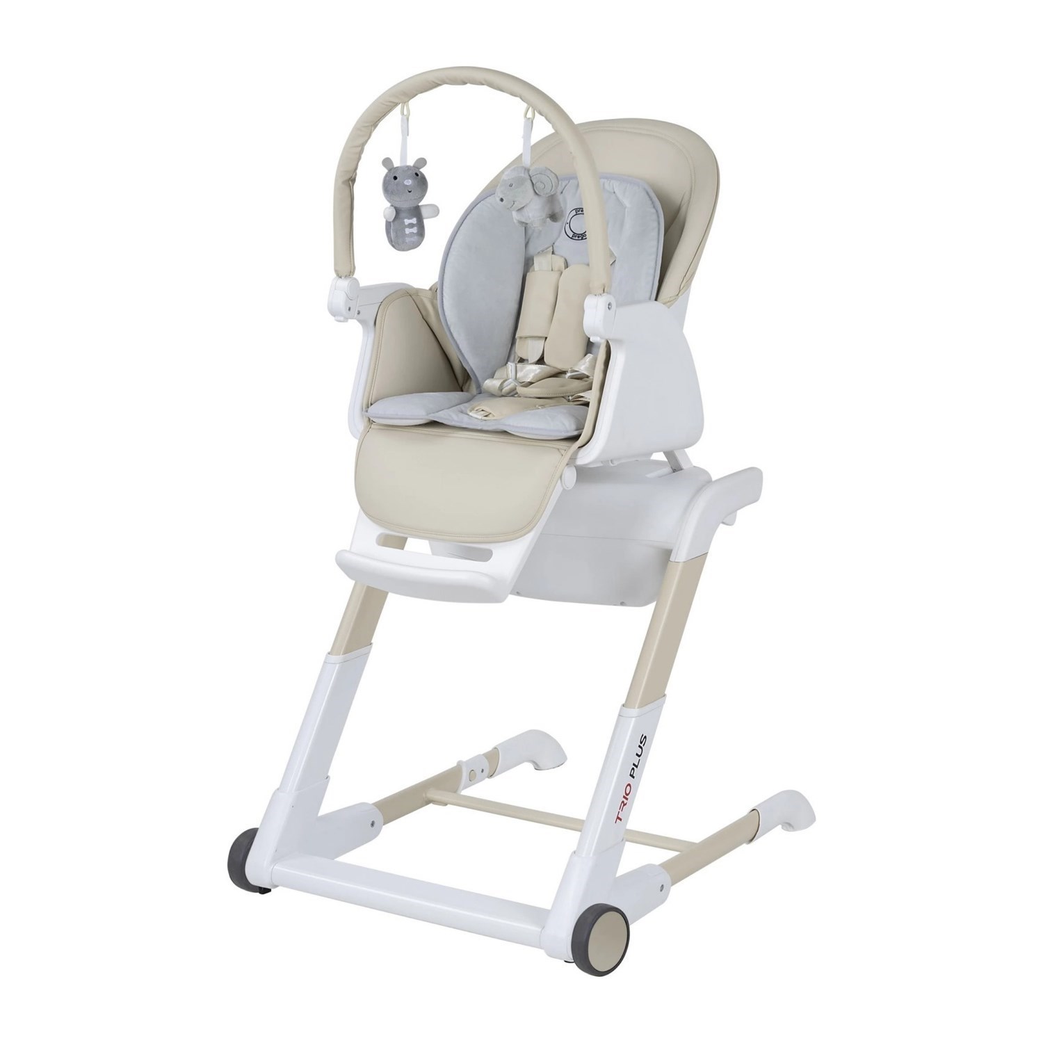 Prego 4029 Trio Plus Elektirikli Mama Sandalyesi Bej