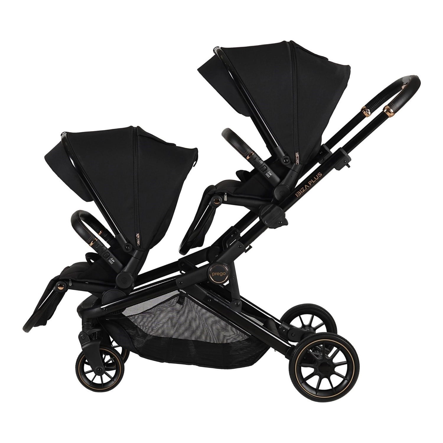 Prego İbiza Plus I-Size Travel Sistem Bebek Arabası 2420 Siyah ( Oto Koltukları Dahildir )
