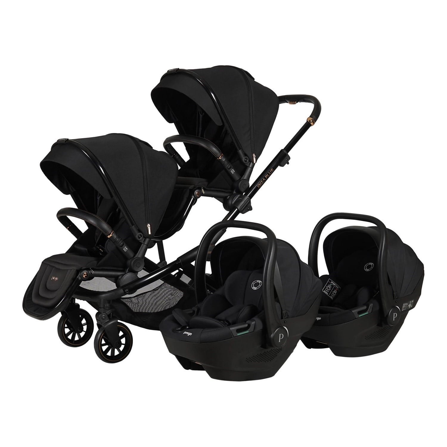 Prego İbiza Plus I-Size Travel Sistem Bebek Arabası 2420 Siyah ( Oto Koltukları Dahildir )