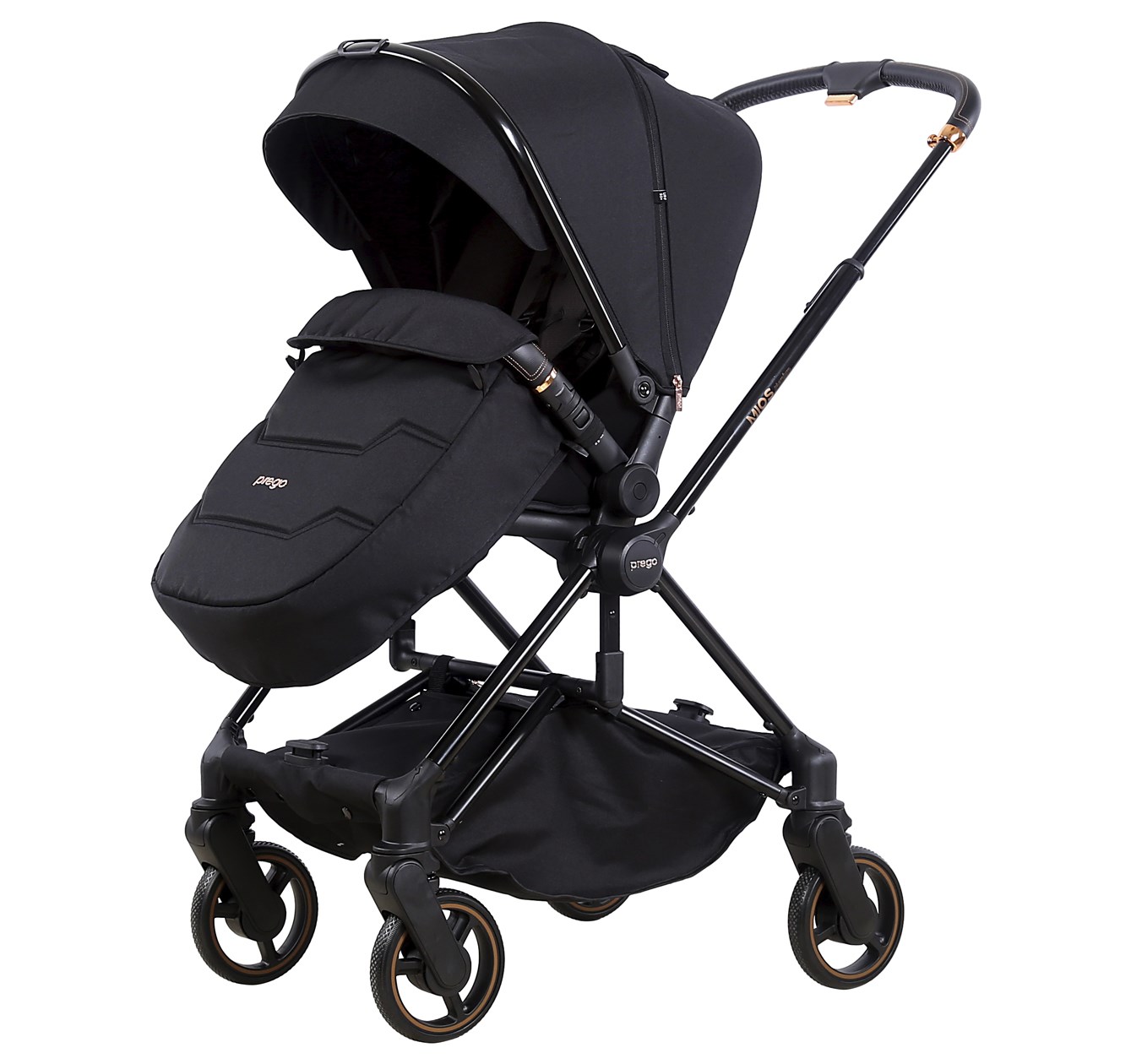 Prego Mios Premium İ-Size Travel Bebek Arabası Siyah 2415