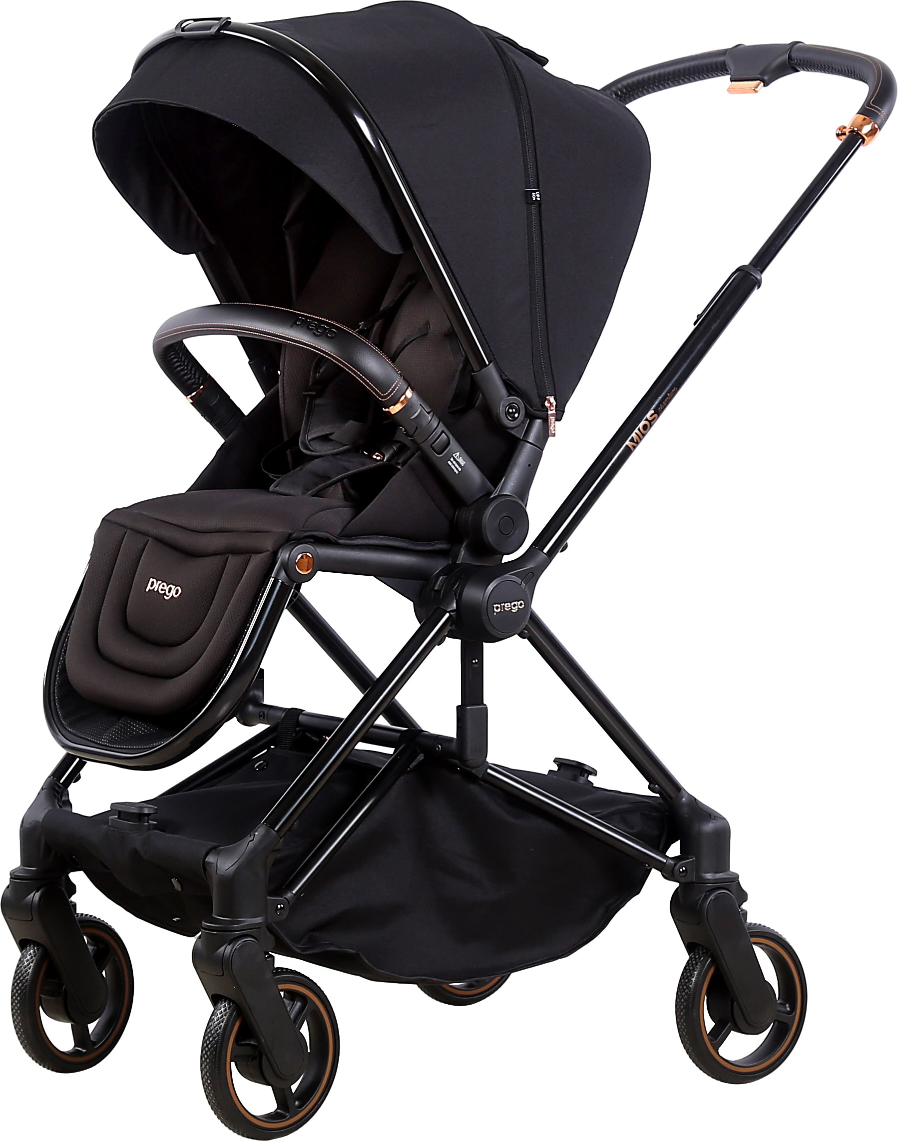 Prego Mios Premium İ-Size Travel Bebek Arabası Siyah 2415
