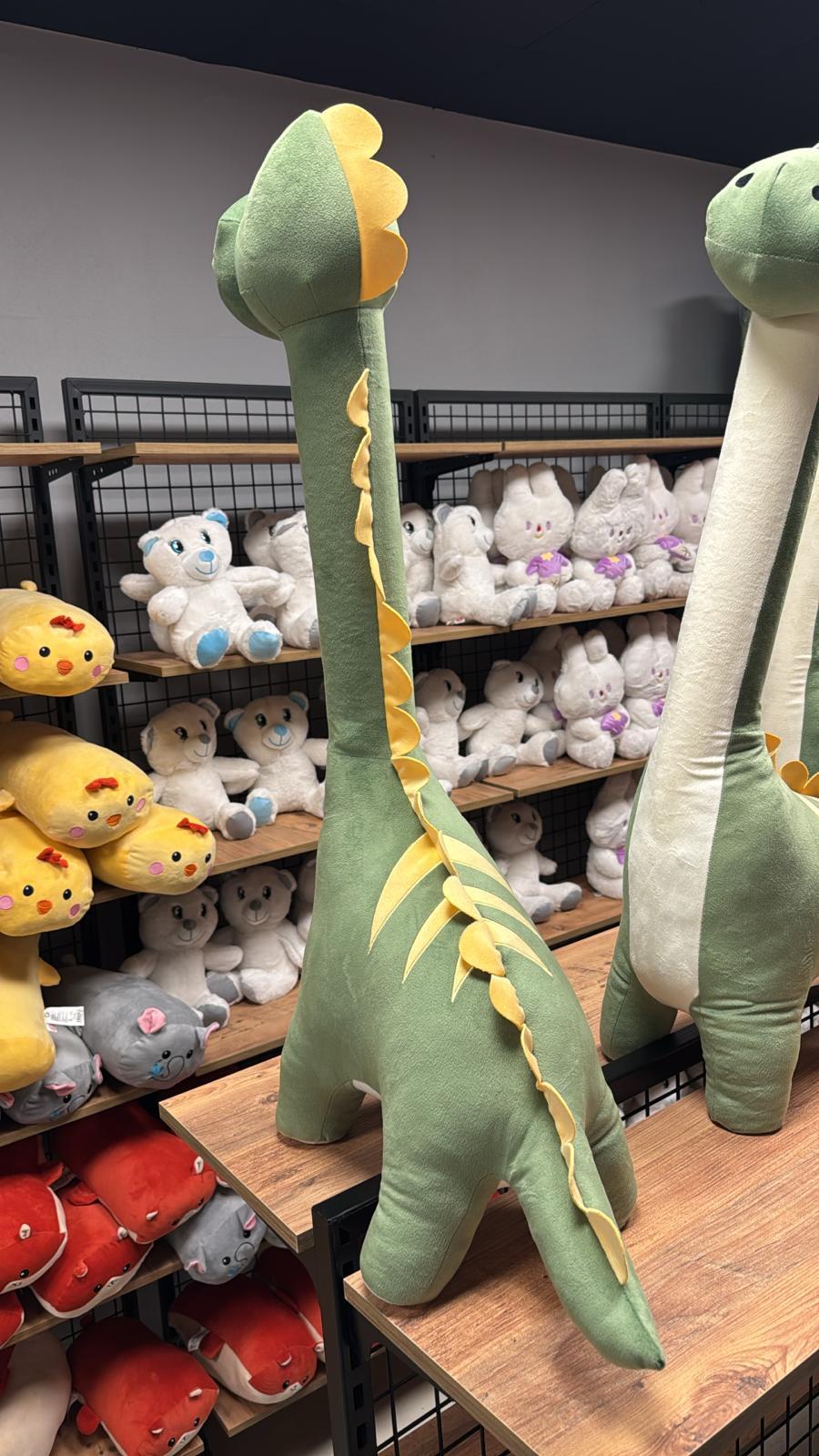 Pufu Peluş Dinazor 100 cm 04099 ( Karma Renk )