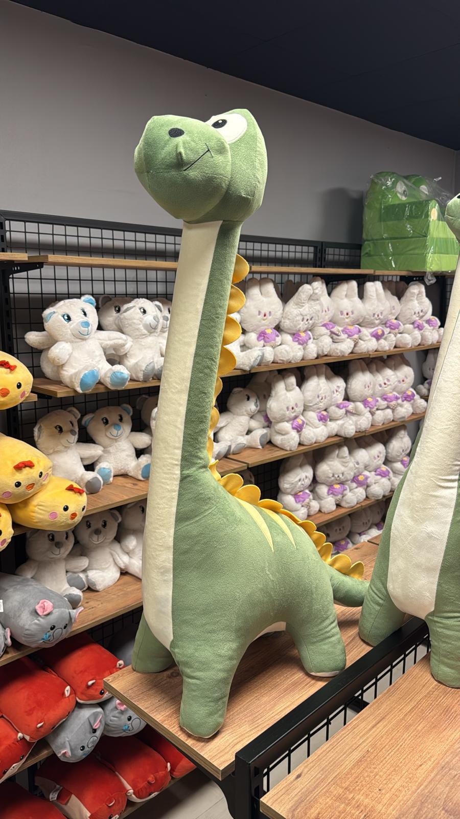 Pufu Peluş Dinazor 100 cm 04099 ( Karma Renk )