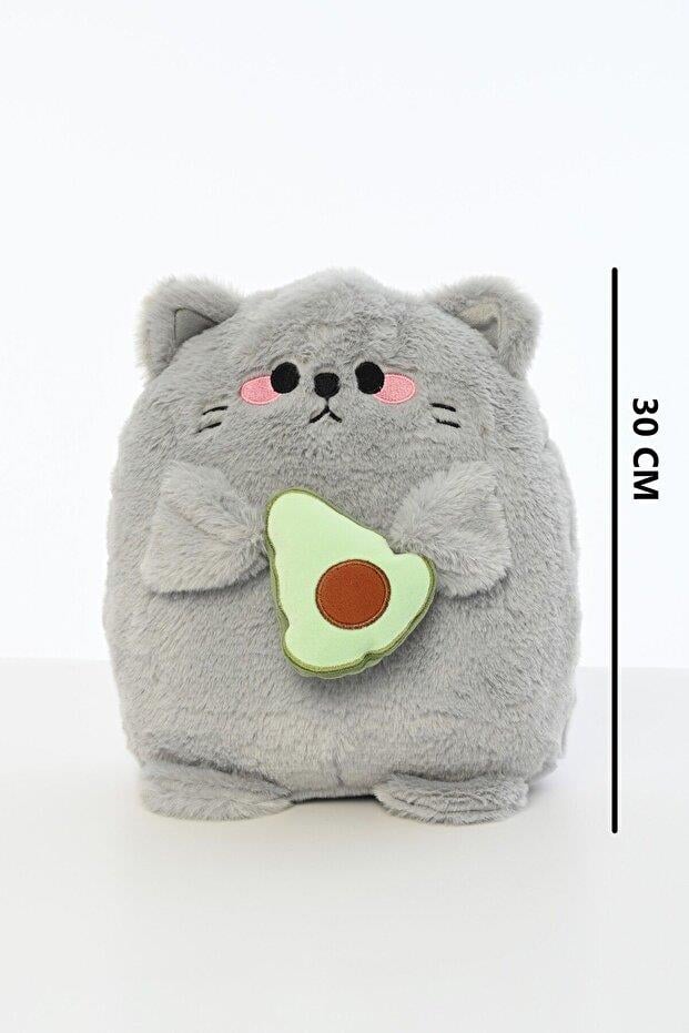 Pufu Toys 30 Cm Yastık Avakado Kedi (60) 04004