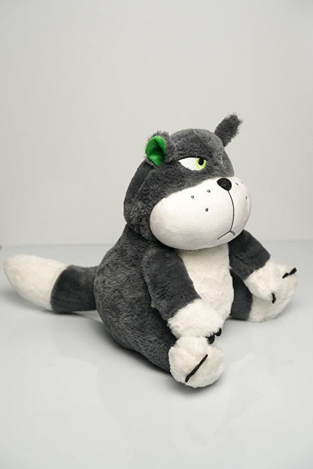 Pufu Toys 45 Cm Peluş Sinirli  Kedi Sabri (32) 03100