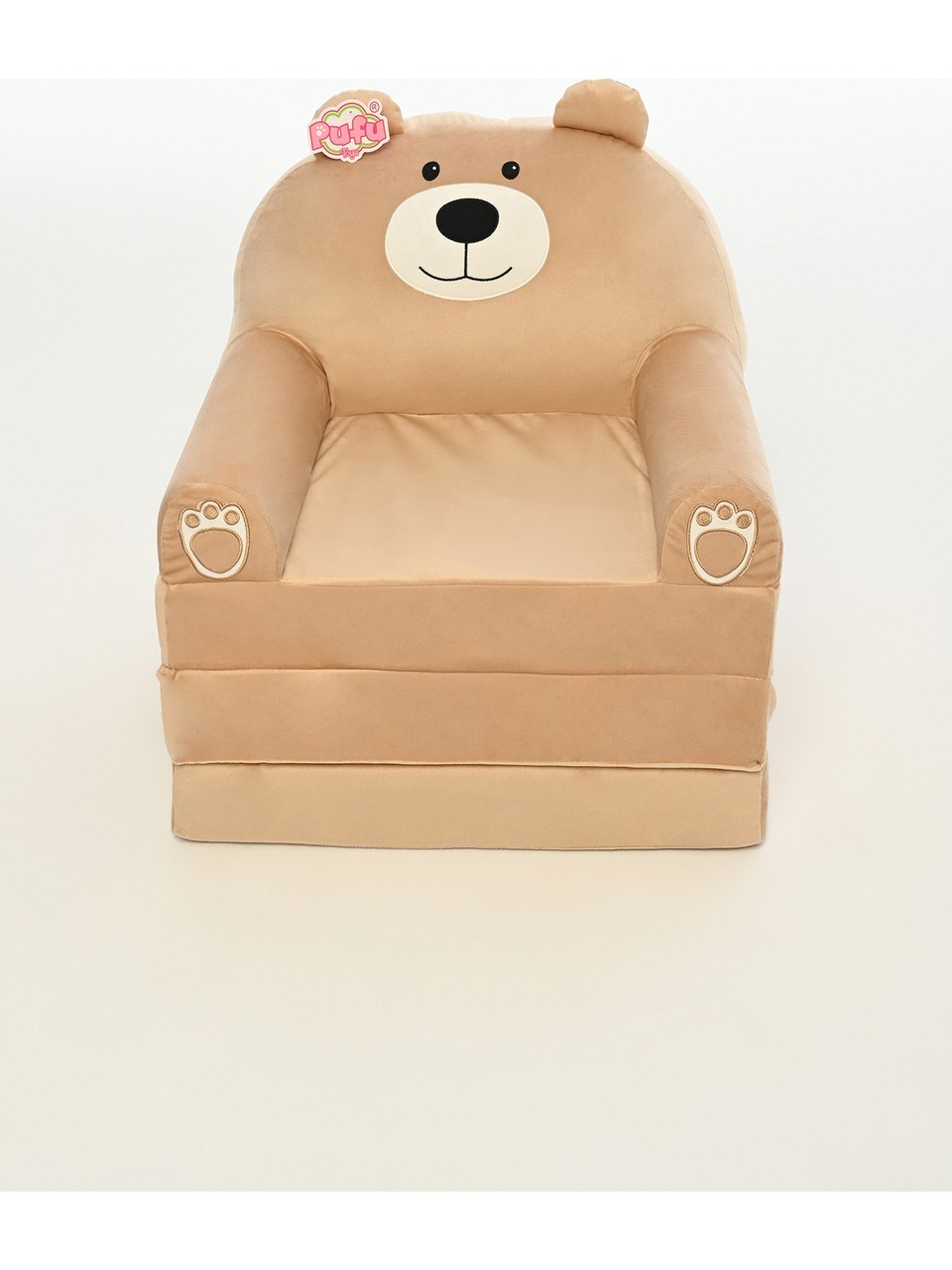 Pufu Toys Portatif, Yıkanabilir, Katlanabilir Peluş Çocuk Koltuğu 120 cm Karma Renk