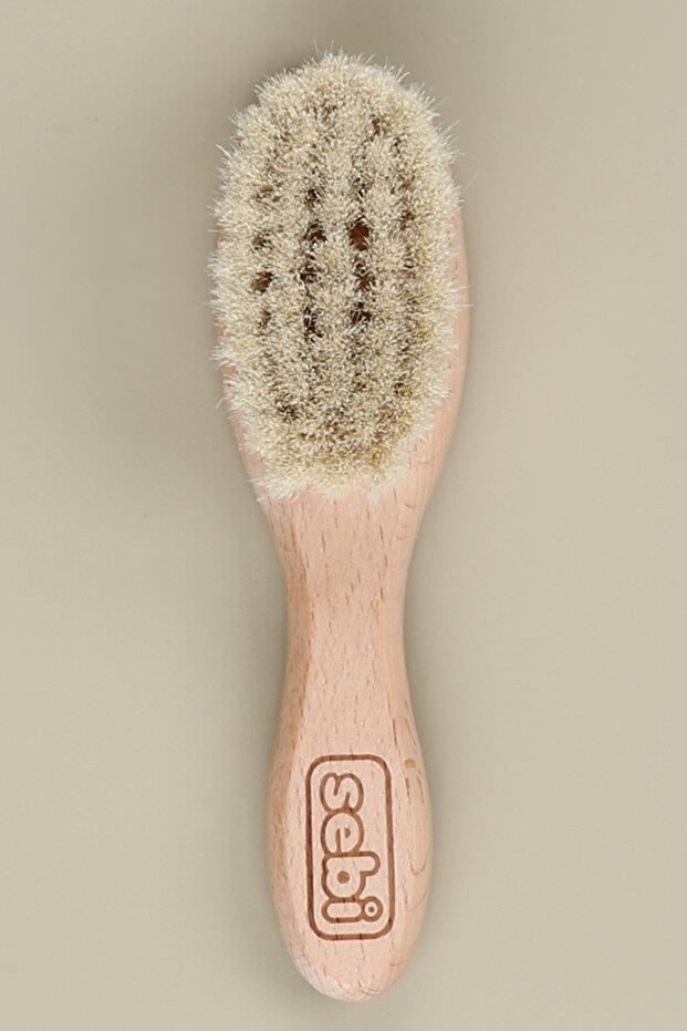 Sebi Prime Bebek Doğal Keçi Kılı Fırça Ve Tarak Seti