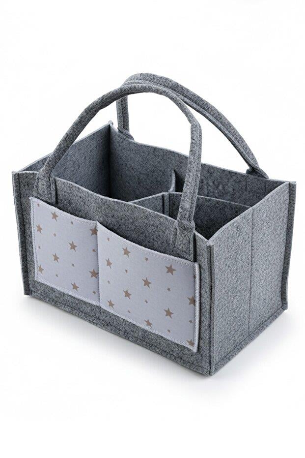 Sebi Prime Keçe Organizer Çanta Gri