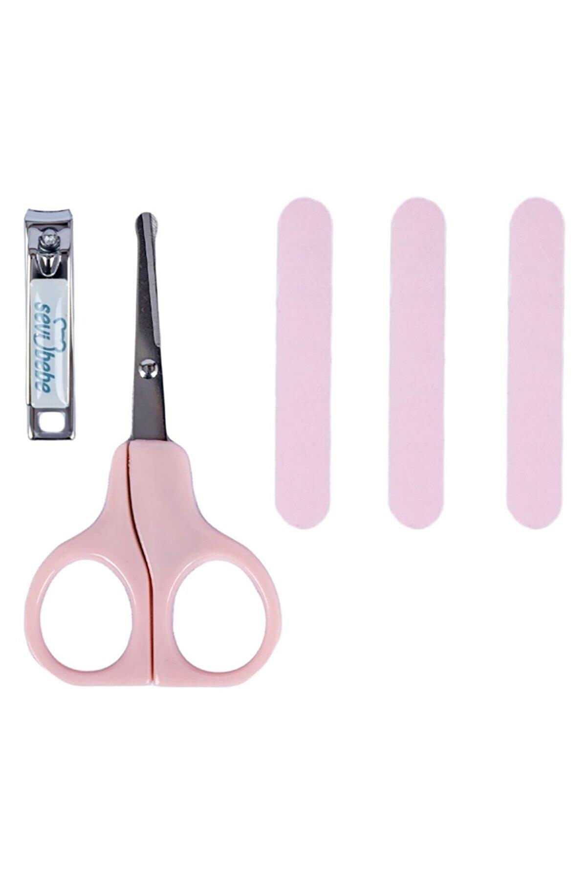 Sevi Bebe 3'lü Tırnak Bakım Seti - Pembe 507-2