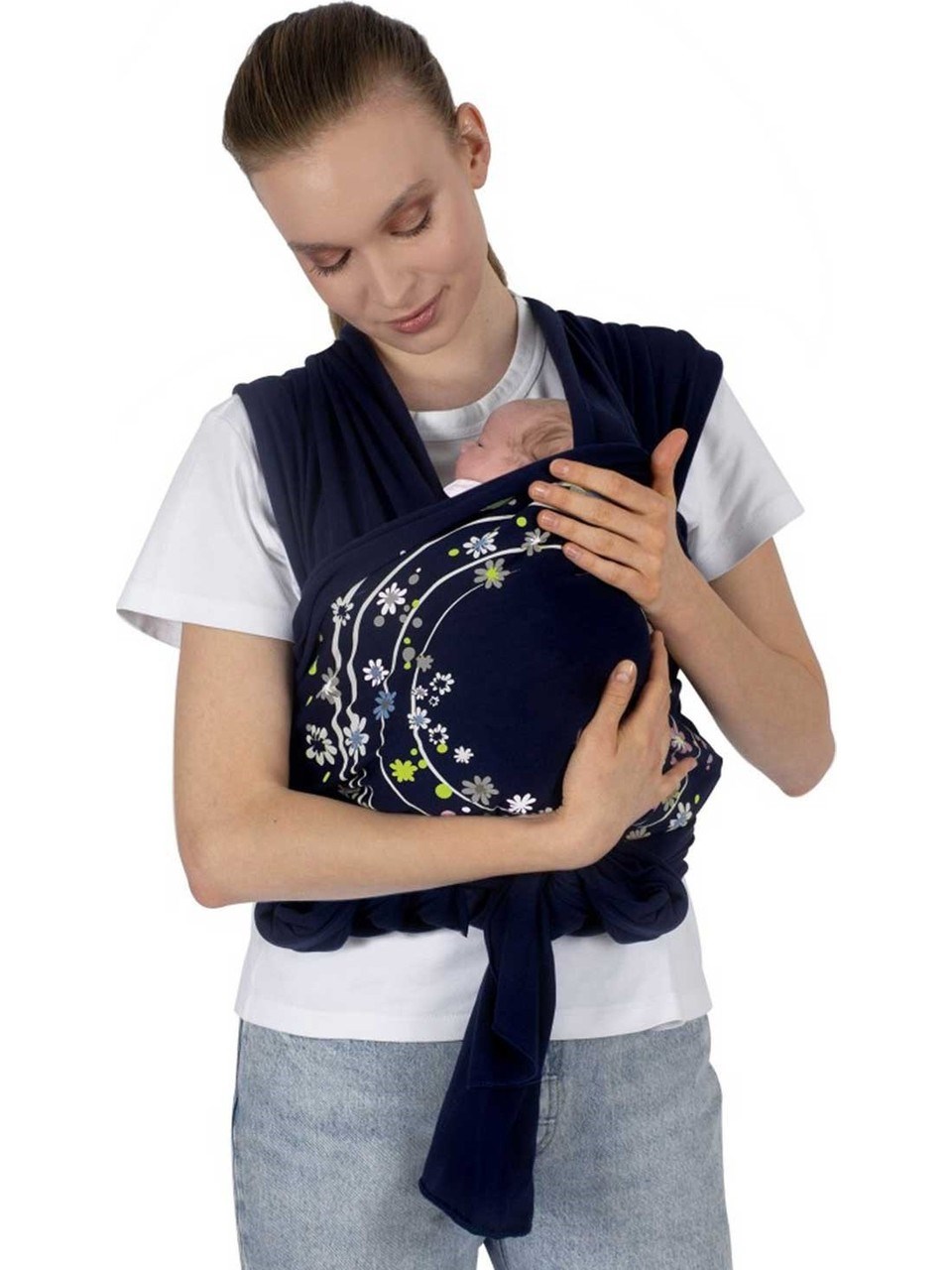Sevi Bebe Bebek Taşıma Şalı - Lacivert 562-7