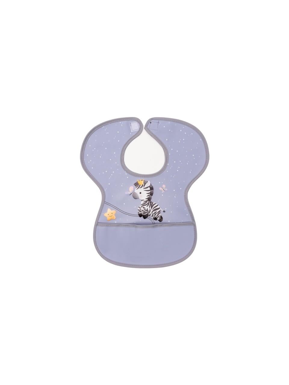 Sevi Bebe Cırtlı Muşamba Önlük - Zebra 22-184