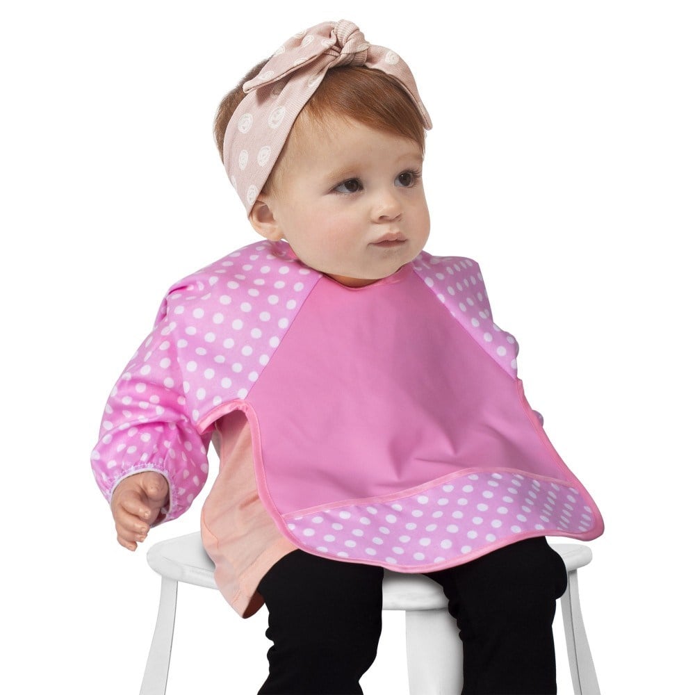 Sevi Bebe Eko Kollu Mama Önlüğü - Pembe 54-2