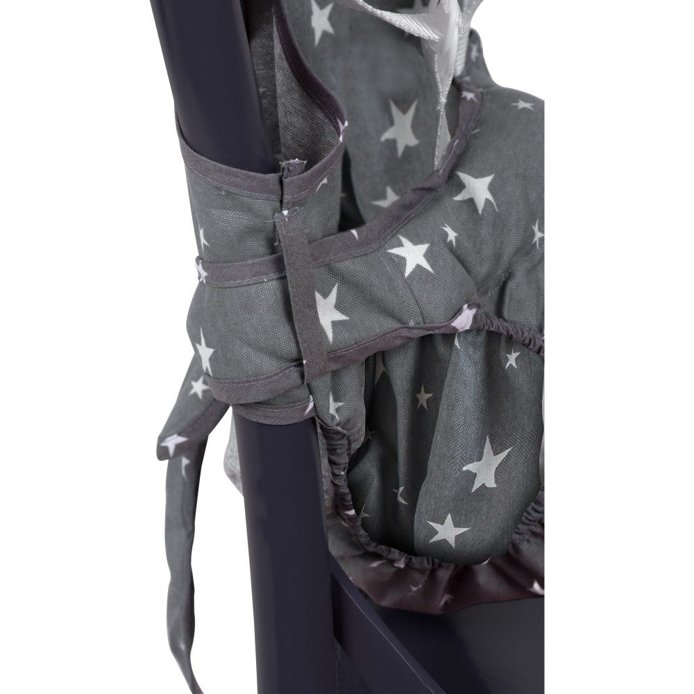 Sevi Bebe Kumaş Mama Sandalyesi - Pembe Yıldız 152-2