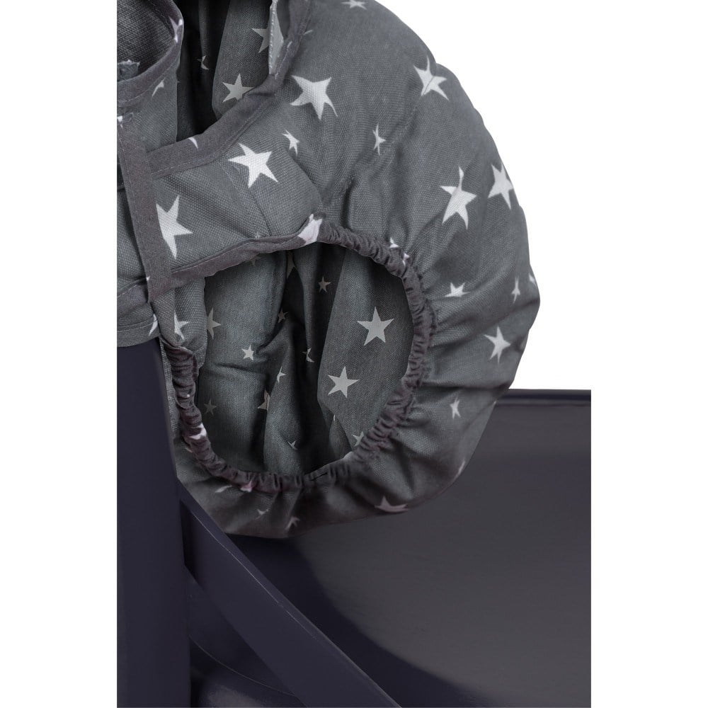 Sevi Bebe Kumaş Mama Sandalyesi - Pembe Yıldız 152-2