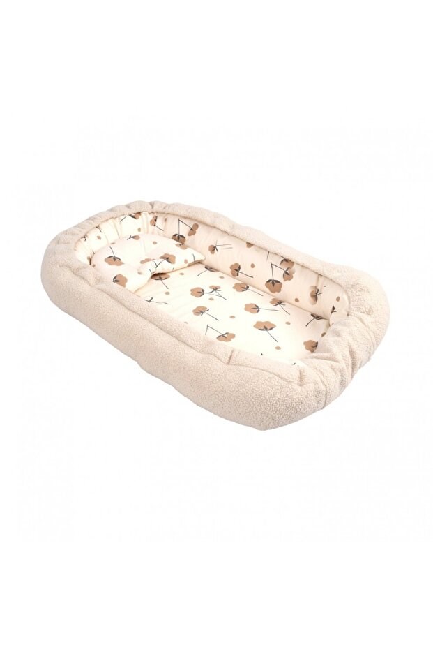 Sevi Bebe Teddy Anne Yanı Yatağı - Ekru 280-5