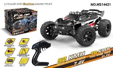 Toysan 1:14 Ölçek Dört Çeker Uzaktan Kumandalı 52km Hız Yapan Araba Hs14421