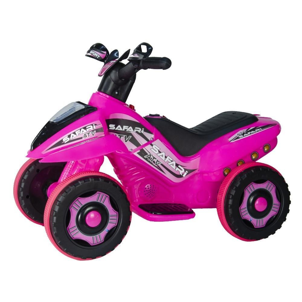 UJ Toys Safari 6V Akülü ATV Pembe