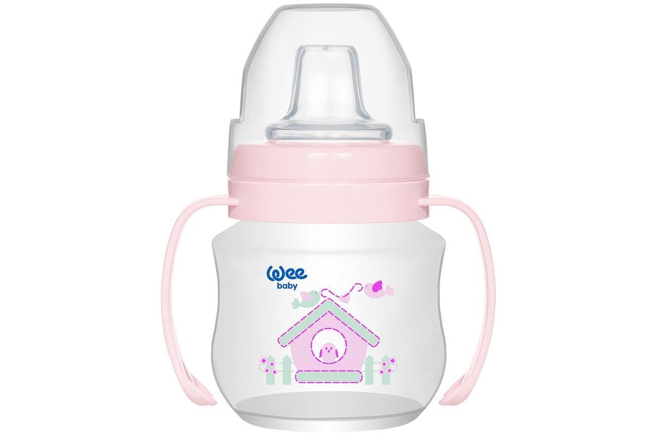 Wee Baby Akıtmaz Kulplu Bardak 125 Ml Karma Renk Kod:753